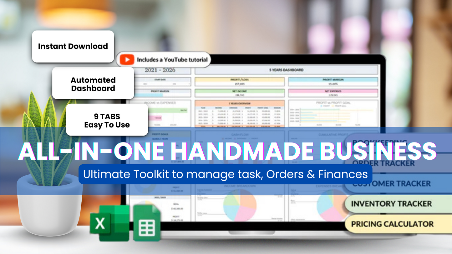 Ultimate Business Toolkit | 35+ XL Dashboards & 1000+ Excel Bundle