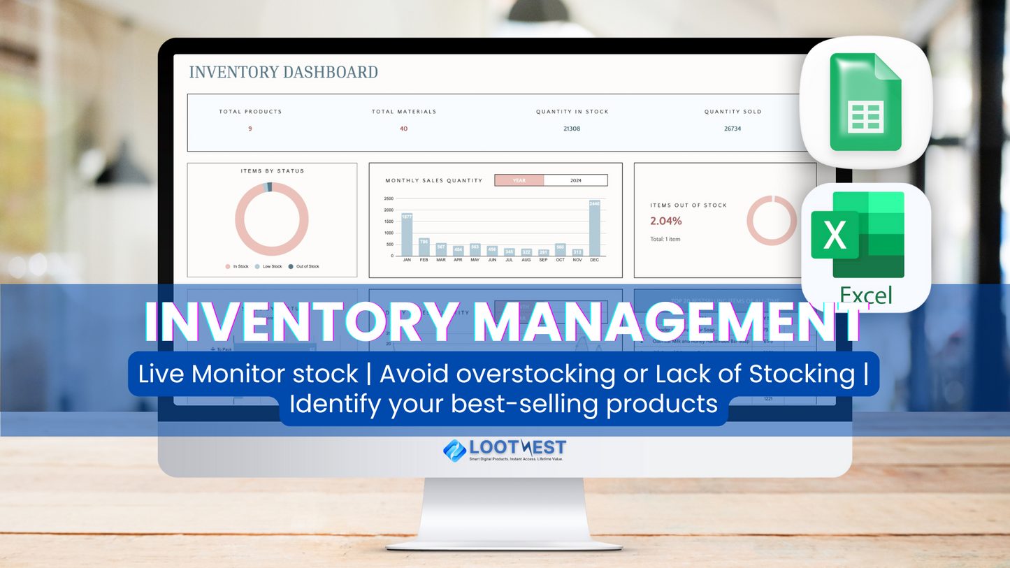 Ultimate Business Toolkit | 35+ XL Dashboards & 1000+ Excel Bundle